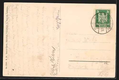 AK Birkenstein, Ortsansicht aus der Vogelschau