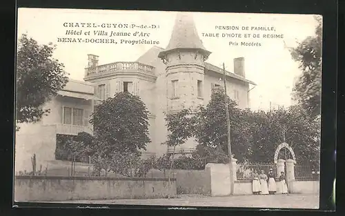 AK Châtel-Guyon, Hôtel et Villa Jeanne d`Arc