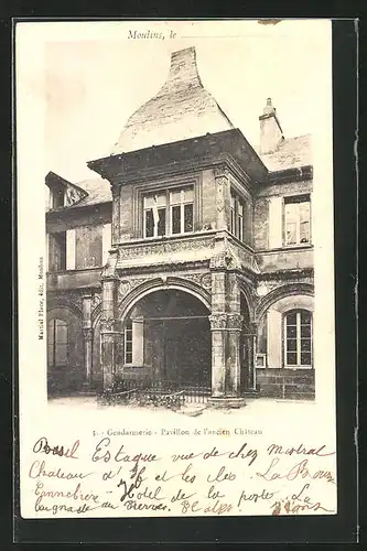 AK Moulins, Gendarmerie - Pavillon de l`ancien Château