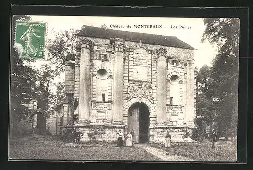 AK Montceaux, Les Ruines