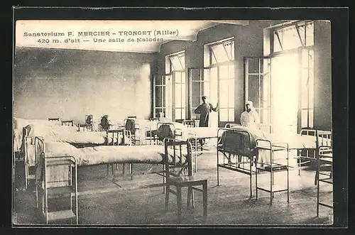AK Tronget, Sanatorium F. Mercier, Une salle de Malades