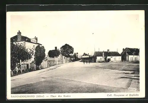 AK Saint-Ennemond, Place des Ecoles