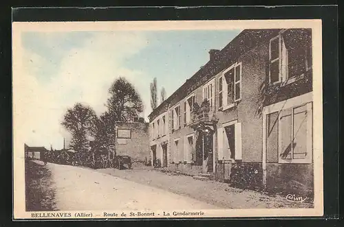 AK Bellenaves, Route de St-Bonnet, La Gendarmerie