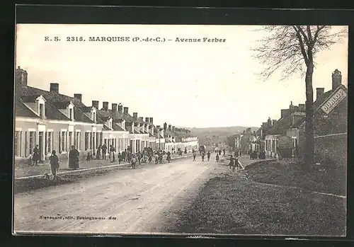 AK Marquise, Avenue Ferber, Strassenansicht