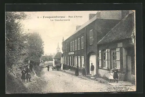 AK Fauquembergue, Rue d`Arras, La Gendarmerie