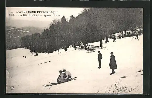 AK La Bourboule, Sports d`hiver, Wintersport, Ski