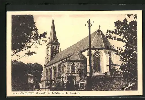 AK Condette, L`Eglise et le Cimetière