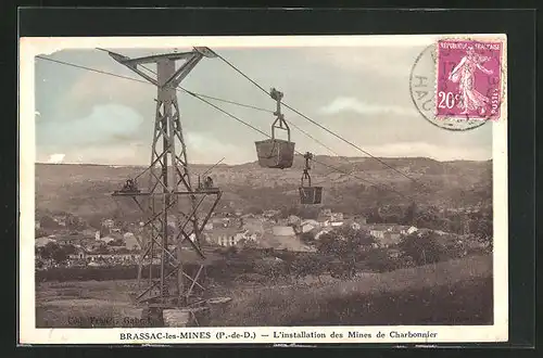 AK Brassac-les-Mines, L`installation des Mines de Charbonnier