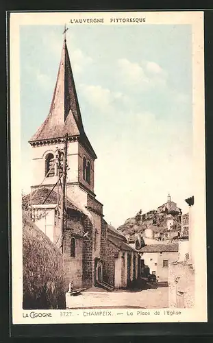AK Champeix, La Place de l`Eglise