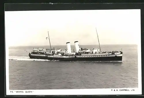 AK Passagierschiff PS Bristol Queen, P. & A. Campbell Ltd.