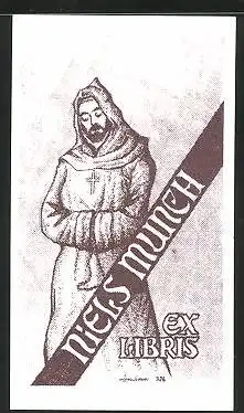 Exlibris Niels Munch, Mönch