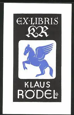 Exlibris Klaus Rödel, Pegasus