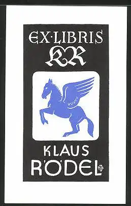 Exlibris Klaus Rödel, Pegsaus
