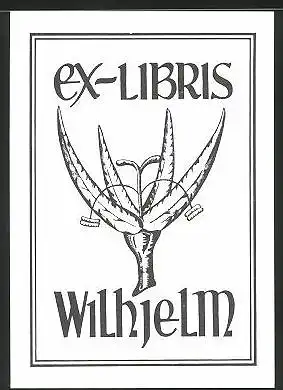 Exlibris Wilhjelm, Blumenblüte