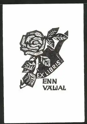 Exlibris Enn Väljal, Rose