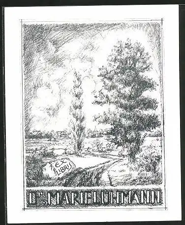 Exlibris Marie Lühmann, Landschaft