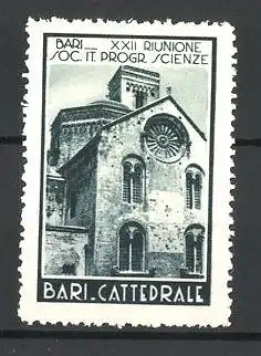 Reklamemarke Bari, XXII. Riunione Soc. It. Progr. Scienze, Cattedrale