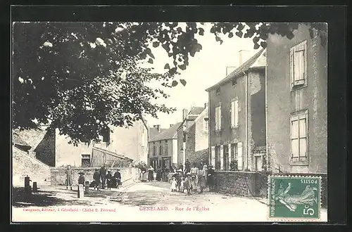 AK Genelard, Rue de l`Eglise