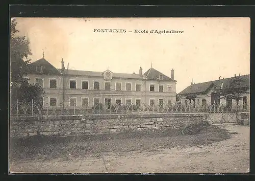 AK Fontaines, Ecole d`Agriculture
