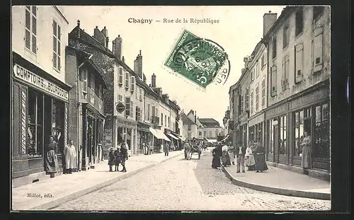 AK Chagny, Rue de la Republique