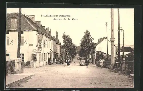 AK St-Leger-sur-Dheune, Avenue de la Gare