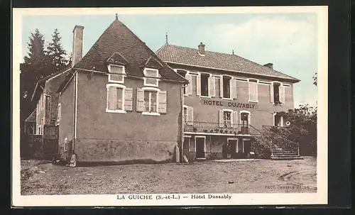 AK La Guiche, Hôtel Dussably