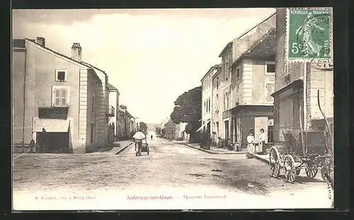 AK Salornay-sur-Guye, Quartier Lomonod