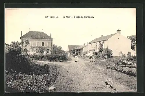 AK Ratenelle, La Mairie, Ecole de Garcons