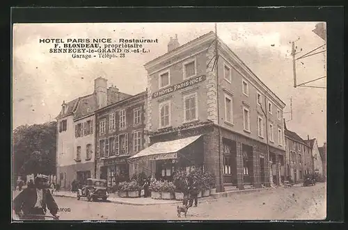 AK Sennecey, Hotel Restaurant Paris Nice, Facade