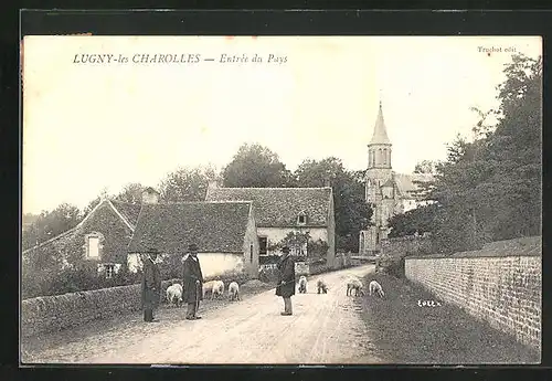 AK Lugny-les Charolles, Entree du Pays, L`Eglise