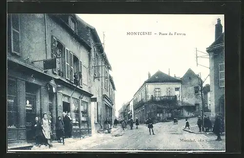 AK Montcenis, Place du Perron