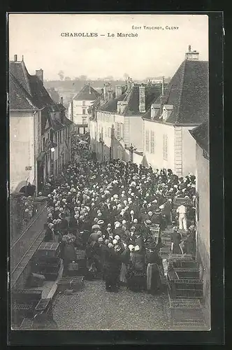 AK Charolles, Le Marché, Markttag