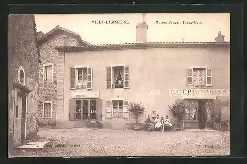 AK Milly-Lamartine, Maison Poncet, Tabac-Café