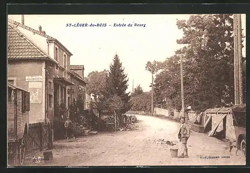 AK St-Léger-du-Bois, Entrée du Bourg