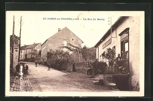 AK St-Aubin-en-Charollais, Le Bas du Bourg