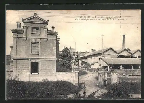 AK Crèches, Usine de chaux et ciment