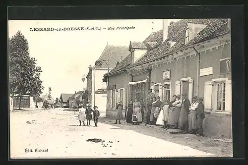 AK Lessard-en-Bresse, Rue Principale