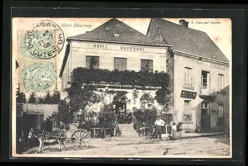 AK Saint-Léger-sur-Dheune, Hotel Duvernoy