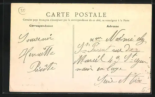 AK Rueil-Seraincourt, Ortsansicht mit Feldern