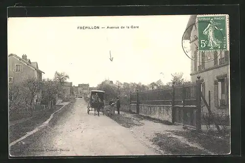 AK Frepillon, Avenue de la Gare