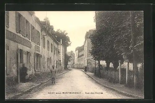 AK Saoisy sous-Montmorency, Rue des Ecoles