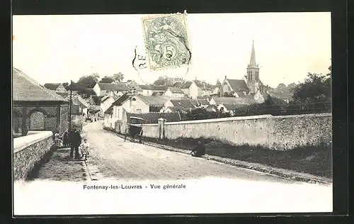 AK Fontenay-les-Louvres, Vue générale