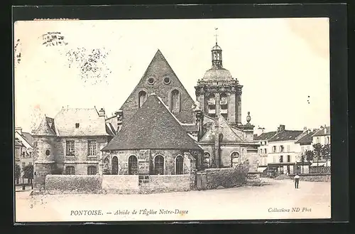 AK Pontoise, Abside de L`Eglise Notre-Dame