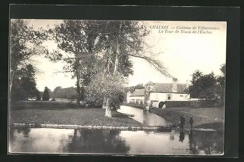 AK Chaussy, Chateau de Villacreaux, La Tour de Ninon de l`Enclos