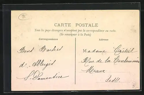 AK Ableiges, Panorama vom Feld aus