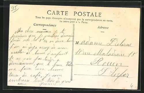 AK Luzarches, Panorama vu de Chauvigny