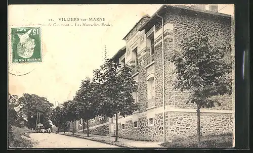 AK Villiers-sur-Marne, Bois de Gaumont, Les Nouvelles Écoles