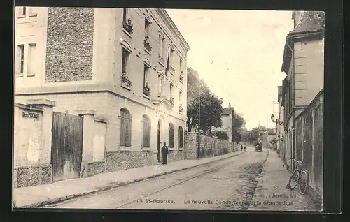 AK St-Maurice, La nouvelle Gendarmerie et la Grande Rue