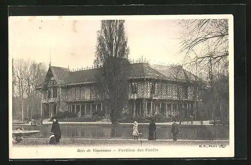 AK Paris, Bois de Vincennes, pavillon des Forets