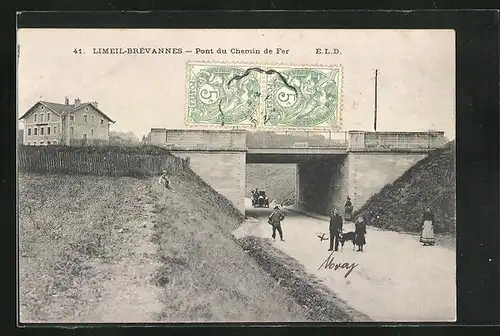 AK Limeil-Brévannes, Pont du Chemin de Fer